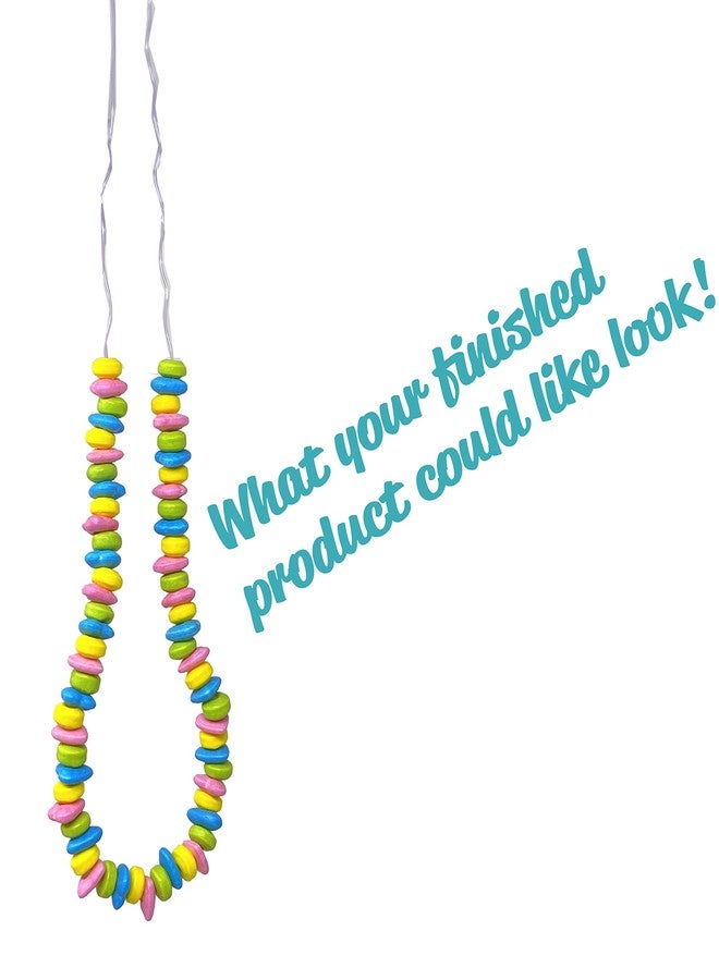 crait Candy Necklace Kit for Girls - Party Favors, Make Your Own Necklace or Bracelet, Pack of 4 - Image 5